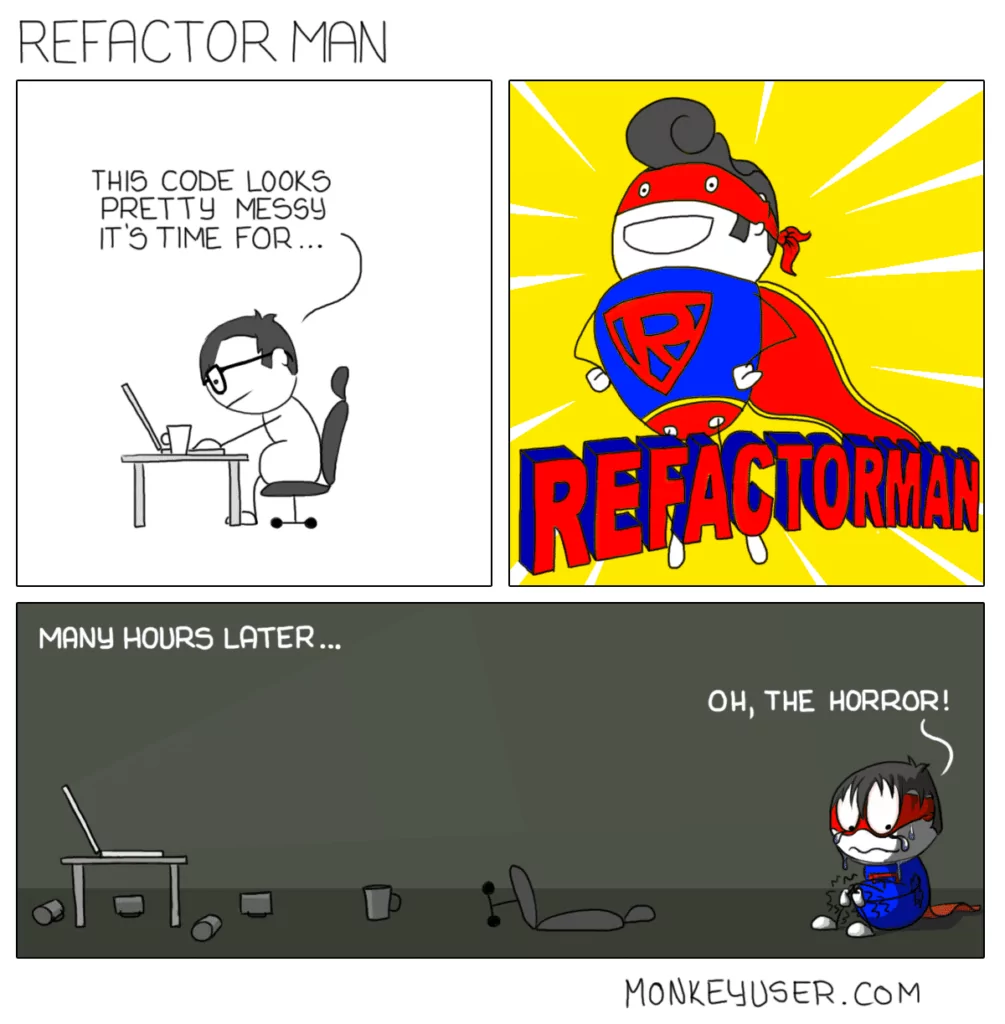 code refactor man 1