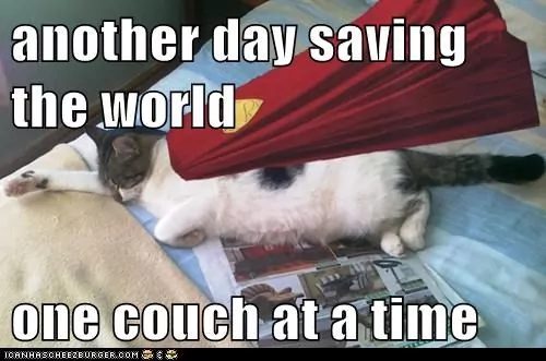 downtime another day saving the world one couch at a time